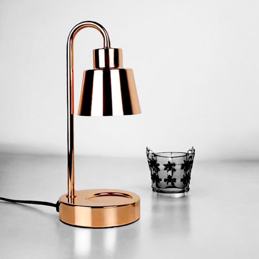 Champagne metal lamp candle warmer